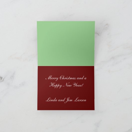 ホリデーカード (内部)