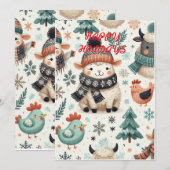 ホリデーカード (正面/裏面)