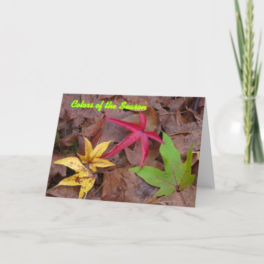 ホリデーカード (正面)