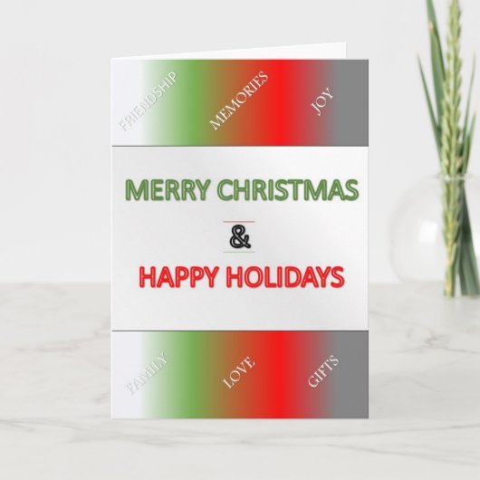 ホリデーカード (正面)