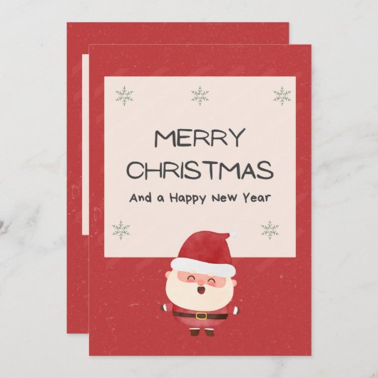 ホリデーカード (正面/裏面)