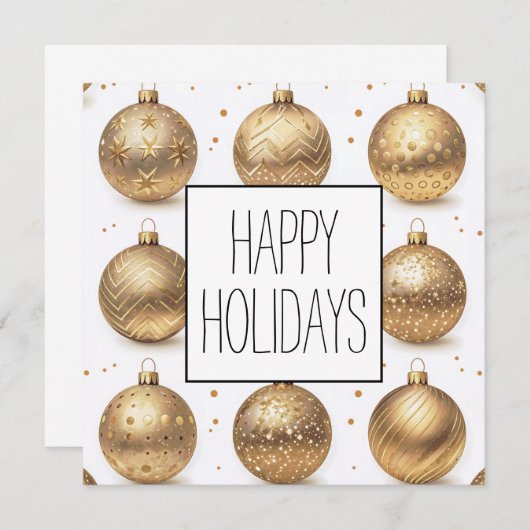 ホリデーカード (正面/裏面)