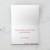 ホリデーカード (内部)