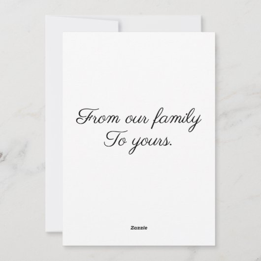 ホリデーカード (裏面)