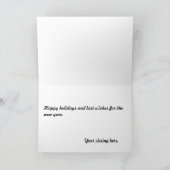 ホリデーカード (内部)