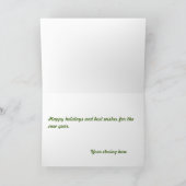 ホリデーカード (内部)