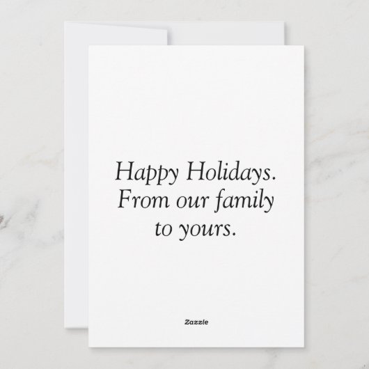 ホリデーカード (裏面)