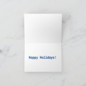 ホリデーカード (内部)