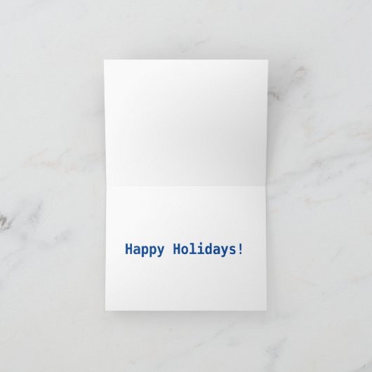 ホリデーカード (内部)