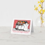 ホリデーカード – より大きなゴミ箱が必要 カード (黄色い花)