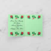 ホリデーカード：クリスマス＆ニューミューズ シーズンカード (内部)