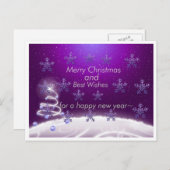 ホリデーカード シーズンポストカード (正面/裏面)