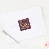 ホリデーカード スクエアシール (封筒)