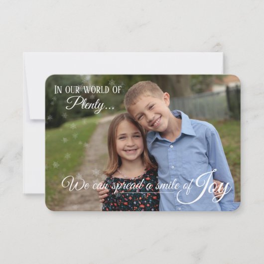 ホリデーカード – スプレッドJOY 招待状 (正面)