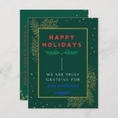 ホリデーカード ノートカード (正面/裏面)