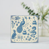 ホリデーカード - マボク マジョン - フラット 両面 (スタンド正面)