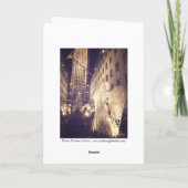 ホリデーカード - ロックフェラーセンター - ニューヨークシティ (裏面)