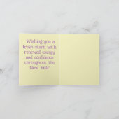 ホリデーカード：新年 シーズンカード (内部)