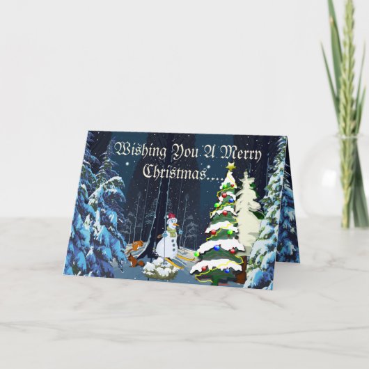 ホリデーカード 案内状 (正面)