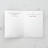 ***ホリデーカード:神性に満ちた自然。 シーズンカード (内部)