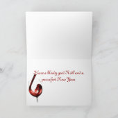 ホリデーカード、秋出力 シーズンカード (内部)