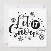 ホリデーカード:雪を降らせる (裏面)