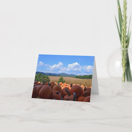 ホリデーカード – Happy Thanksgiving カード (正面)