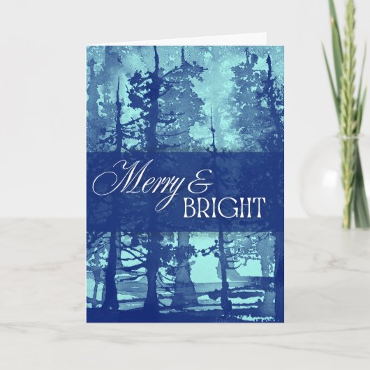 ホリデーカード - Merry and Bright カード (正面)