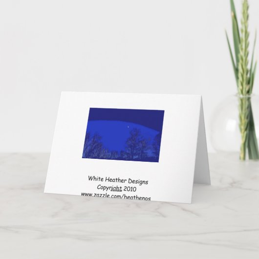 ホリデーカード – Peace on Earth (裏面)