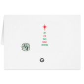 ホリデーカーパーソナライズされたド5x7ホリデーカード (裏面横)