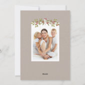 ホリデーガーラメリーンド&ブライトフォトグリーティング シーズンカード (裏面)