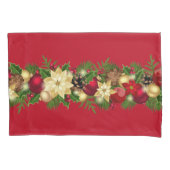 ホリデーガーランドピローケースセット 枕カバー (正面左)