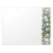 ホリデーガーランドメモ帳 ノートパッド (正面)