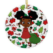 ホリデーガールポニテールクリスマス