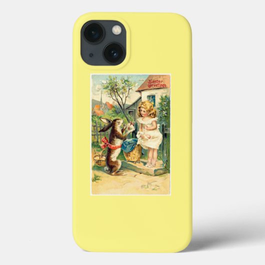 ホリデーガール&バニーヴィンテージイースター Case-Mate iPhoneケース (裏面)