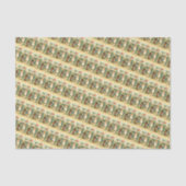 ホリデーガール&ヴィンテージイースターバニーティッシュペーパー 薄葉紙 (正面)