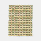 ホリデーガール&ヴィンテージイースターバニーブランケット フリースブランケット (正面)