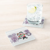 ホリデーキス ガラスコースター (アングル)