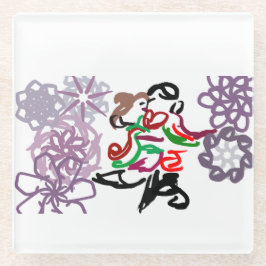 ホリデーキス ガラスコースター