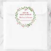 ホリデーキッチンキャニングから |自家製ジャム ラウンドシール (バッグ)