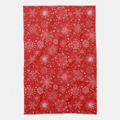 ホリデーキッチンタオル – 雪片キッチンタオル キッチンタオル (縦)