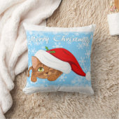 ホリデーキッテン クッション (ブランケット)