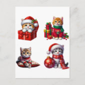 ホリデーキャットマジック 12月カレンダー 2026年版 シーズンポストカード (正面)