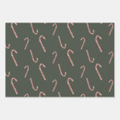 ホリデーキャディケインラッピング紙 ラッピングペーパーシート (正面)