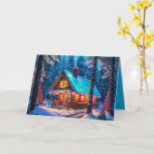 ホリデーキャビン カード (黄色い花)