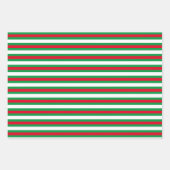 ホリデーキャンディとストライプ紙包装シート ラッピングペーパーシート (正面3)