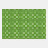 ホリデーキャンディカネススノーフレークスホリースターズドードルズ ラッピングペーパーシート (正面2)