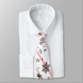 ホリデーキャンディーケーンスノーフレーク紳士のネックタイ ネクタイ (タイ)