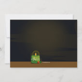 ホリデーキャンドルの招待状 招待状 (裏面)