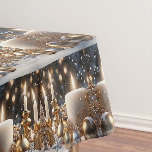 ホリデーキャンドルテーブルクロス テーブルクロス (インサイチュ)